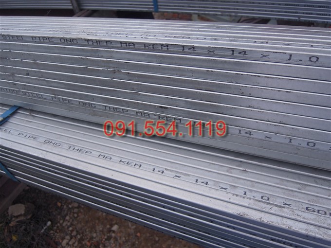 thép hộp chữ nhật mạ kẽm